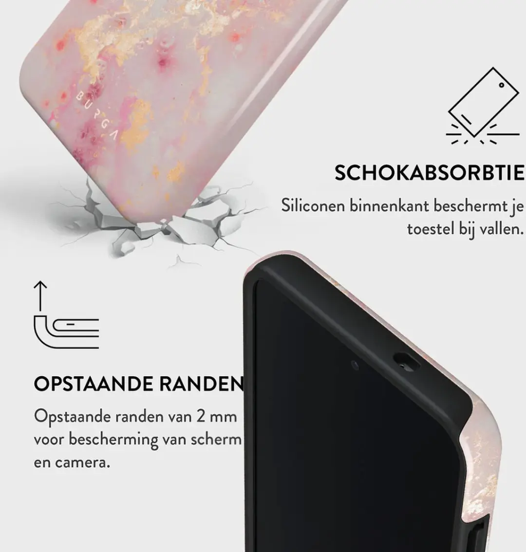 Burga Tough Case ME_05_S25PL_TH Samsung Galaxy S25 Plus - Gouden Coral