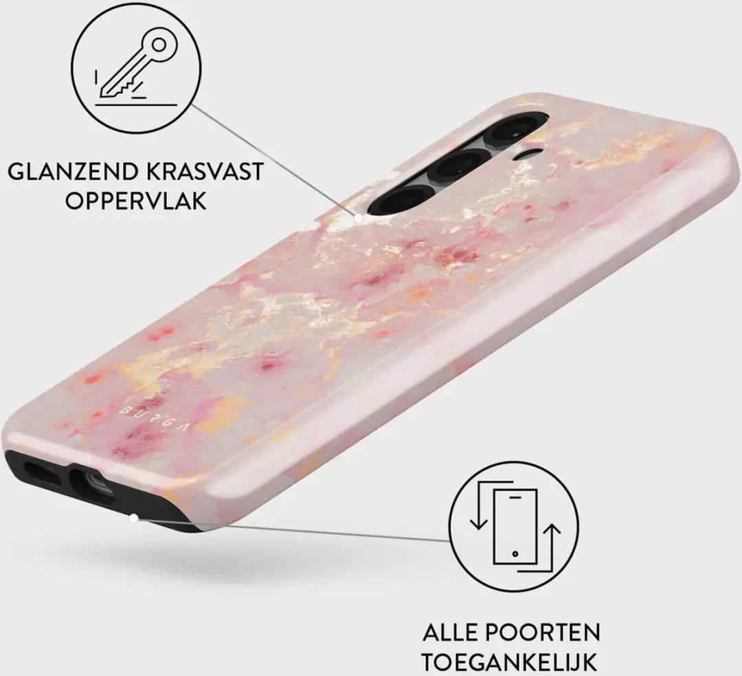 Burga Tough Case ME_05_S25PL_TH Samsung Galaxy S25 Plus - Gouden Coral