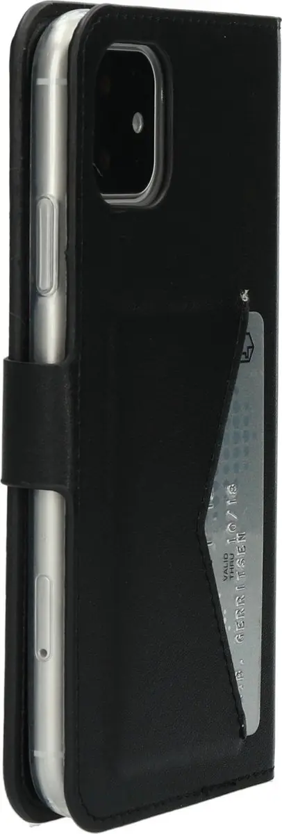 Mobiparts MP-97327 Hoesje iPhone 11 - Wallet - Eco Leer - Zwart