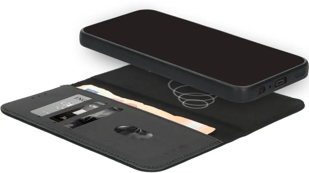 Mobiparts MP-130619 Hoesje iPhone 17 Pro - Wallet 2-in-1 - MagSafe - Zwart