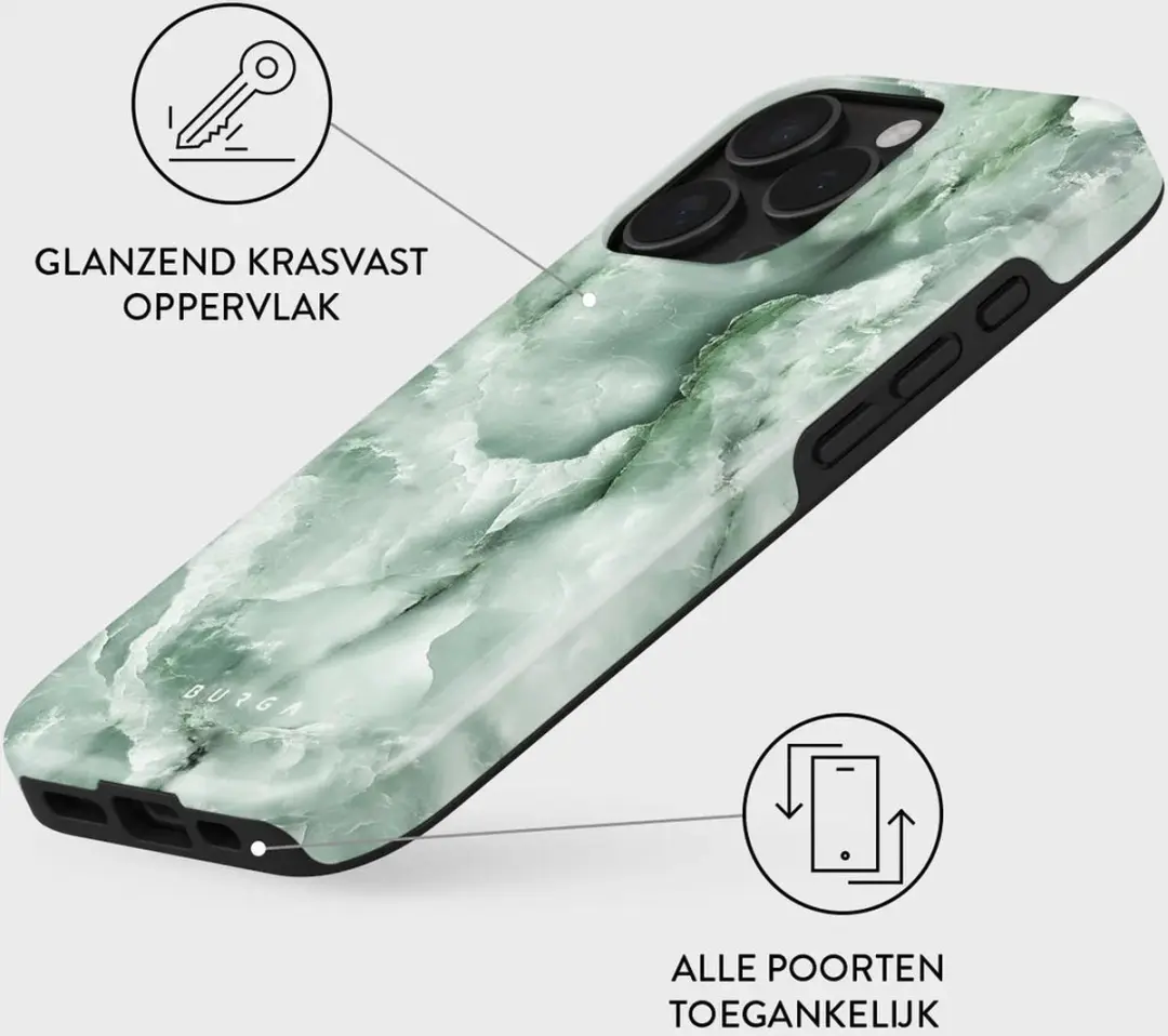 Burga Tough Case iPhone 16 Pro Max - Pistachio Cheesecake