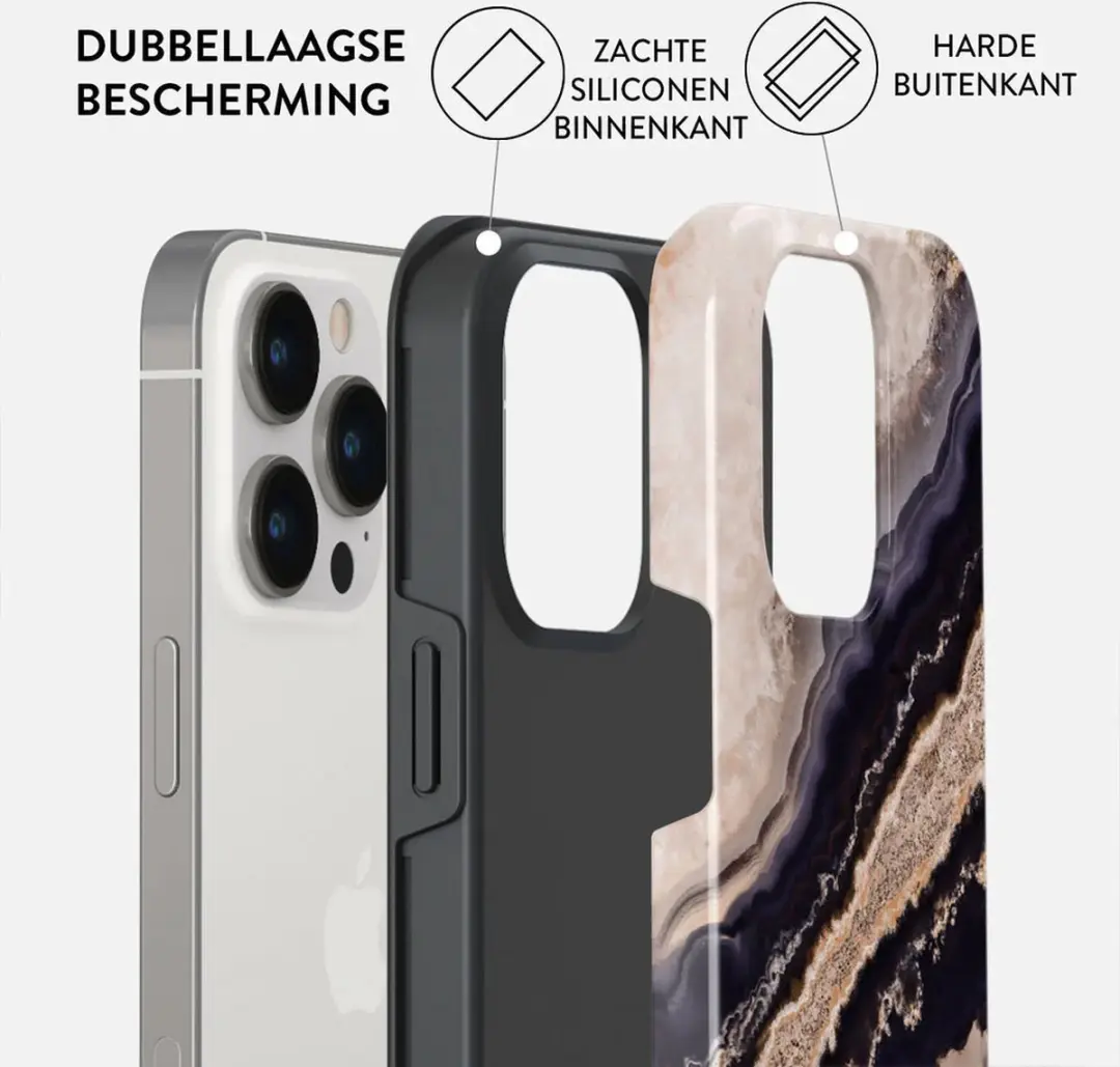 Burga Tough Case iPhone 15 Pro Royal - Blauw