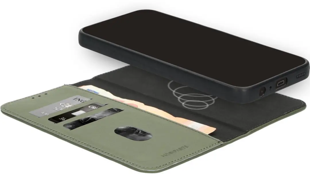 Mobiparts MP-128767 Hoesje Samsung Galaxy A56 - Wallet 2-in-1 Groen