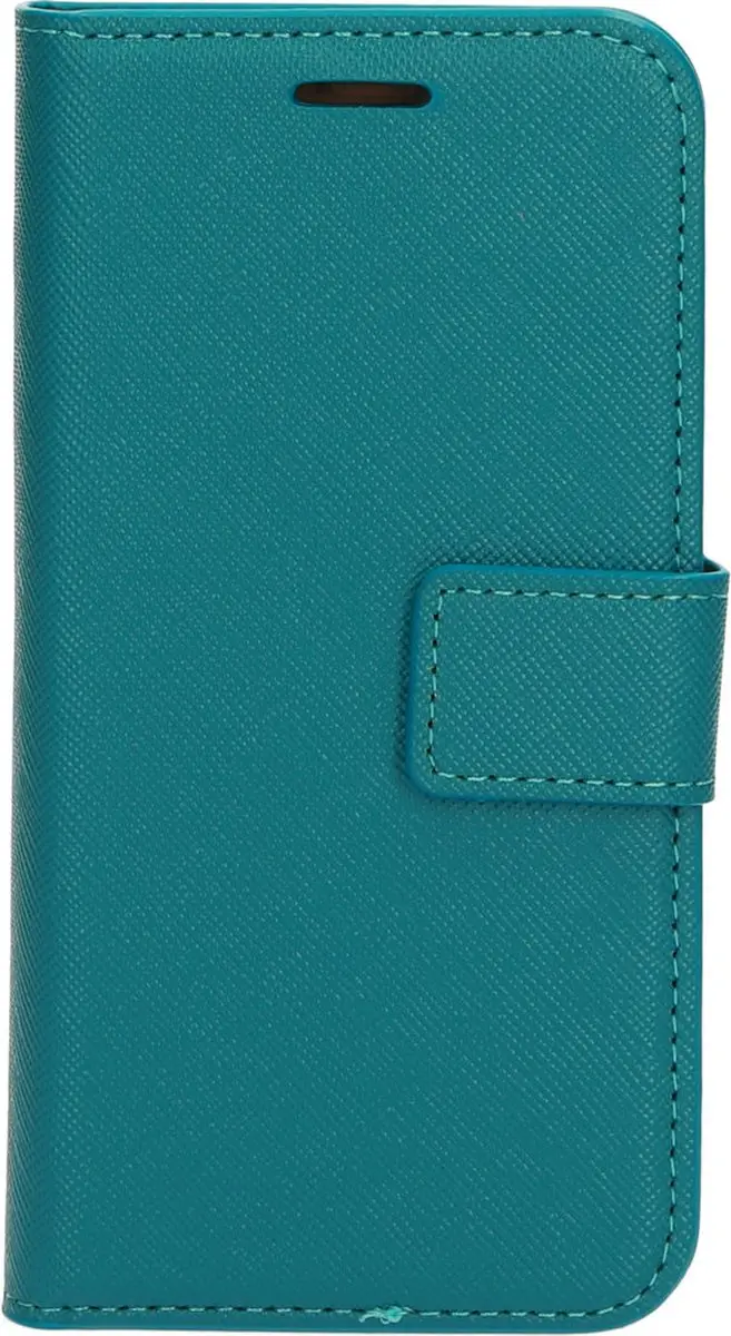 Mobiparts MP-108532 Hoesje iPhone 12 Mini - Portemonnee - Turquoise