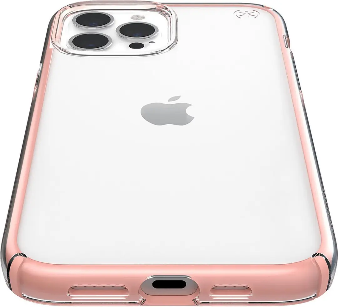 Speck Presidio Perfect Clear iPhone 12 Pro Max - Roze/Transparant