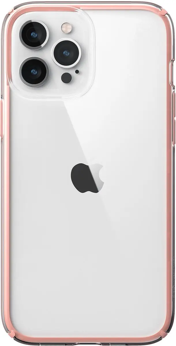 Speck Presidio Perfect Clear iPhone 12 Pro Max - Roze/Transparant