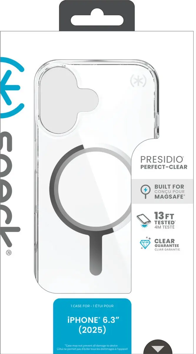 Speck Presidio Perfect Clear iPhone 17 Hoesje - Transparant