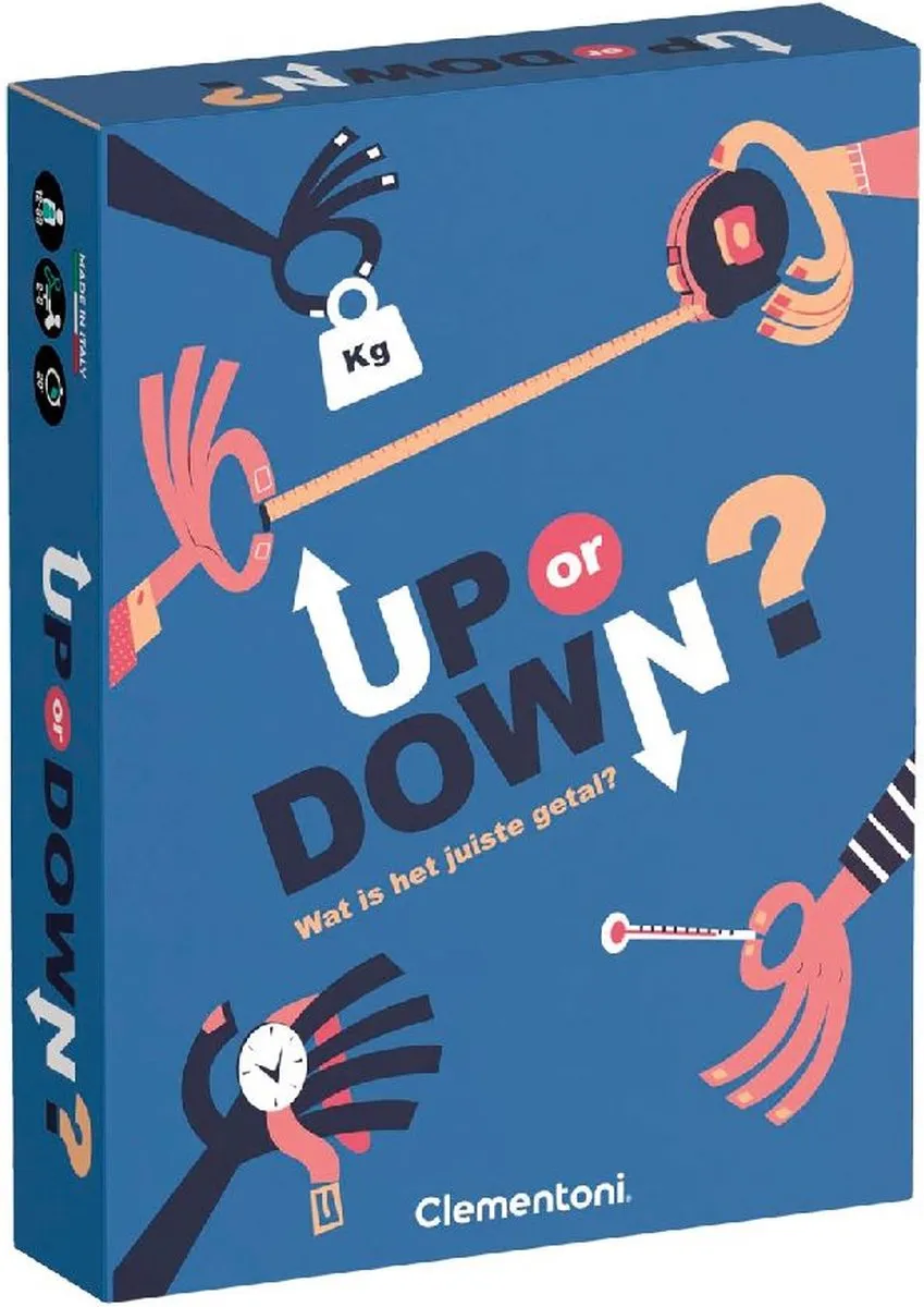 Clementoni Up and Down Kaartspel - 1-4 Spelers - 12+ - afbeelding 6 van 6