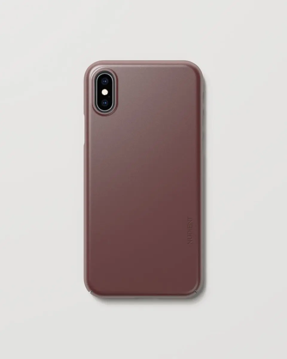 Nudient Thin Precise Case iPhone XS V3 - IPXSN-V3SR - Rood