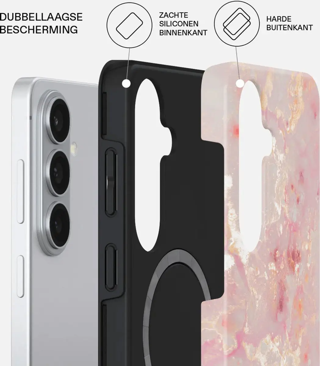 Burga Tough MagSafe Hoesje Samsung Galaxy S26 - Gouden Coral