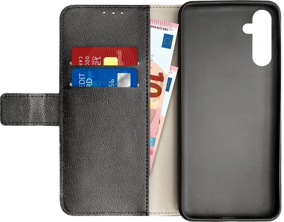 Just in Case Bookcase Classic Hoesje 8333018 - Samsung Galaxy M34 - Zwart