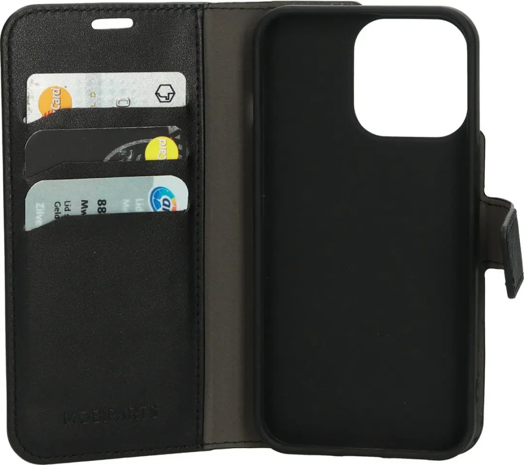 Mobiparts MP-118630 Hoesje iPhone 13 Pro - Wallet - Zwart