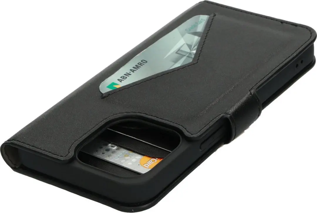 Mobiparts MP-118630 Hoesje iPhone 13 Pro - Wallet - Zwart