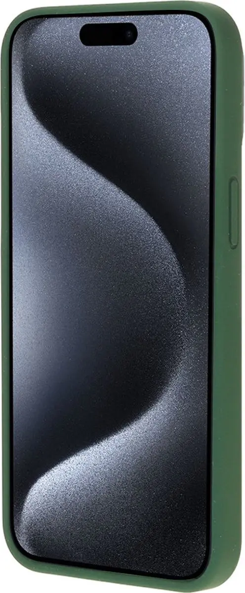Mobiparts MP-124546 Hoesje iPhone 15 Pro Max - Siliconen - Groen