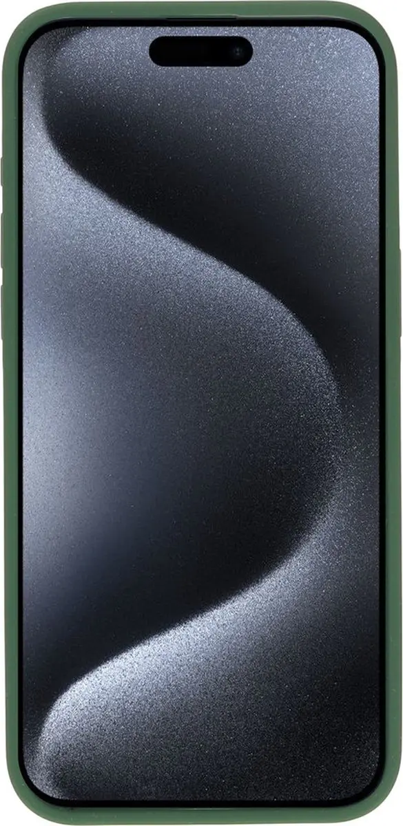 Mobiparts MP-124546 Hoesje iPhone 15 Pro Max - Siliconen - Groen