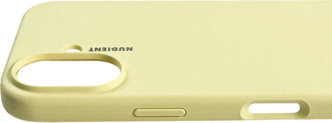 Nudient Base Case iPhone 16 Plus - Geel