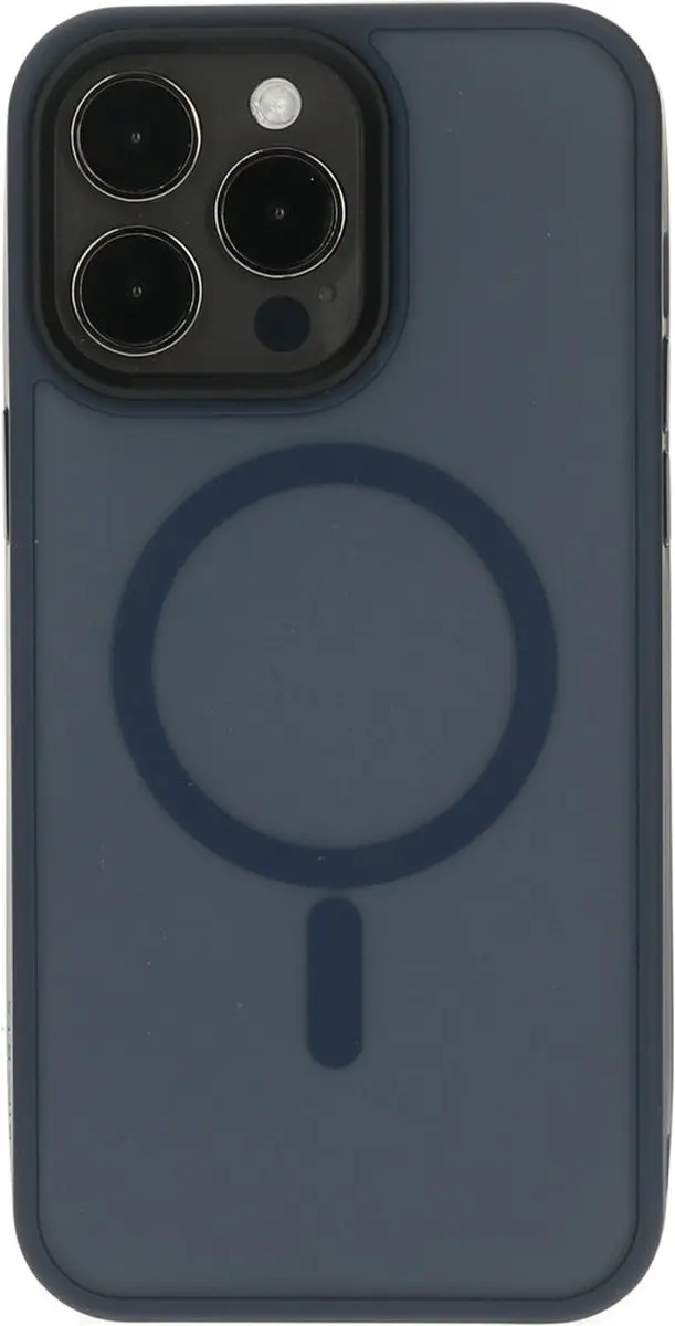 Mobiparts MP-124419 Hoesje iPhone 15 Pro Max - MagSafe - Blauw