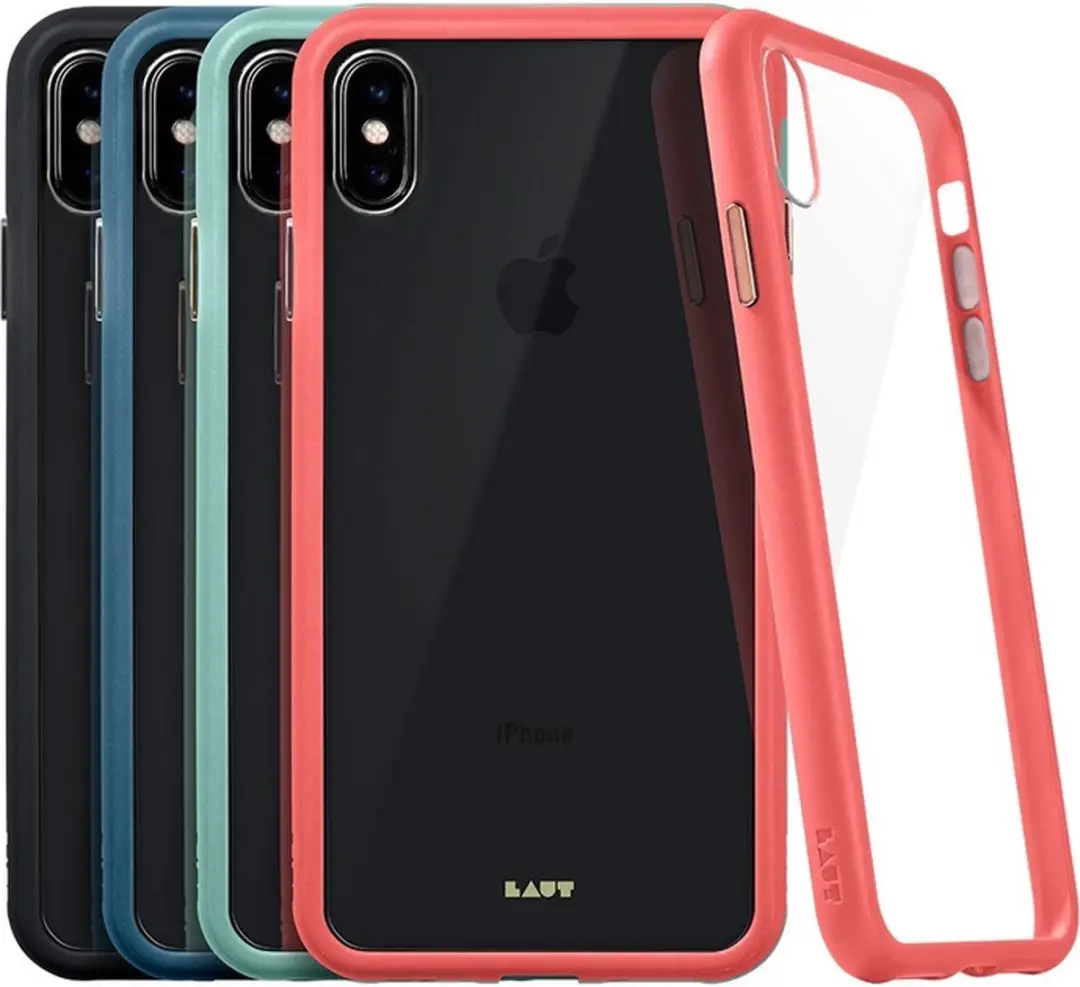 Laut Accents iPhone XS Max Hoesje - Transparant Roze
