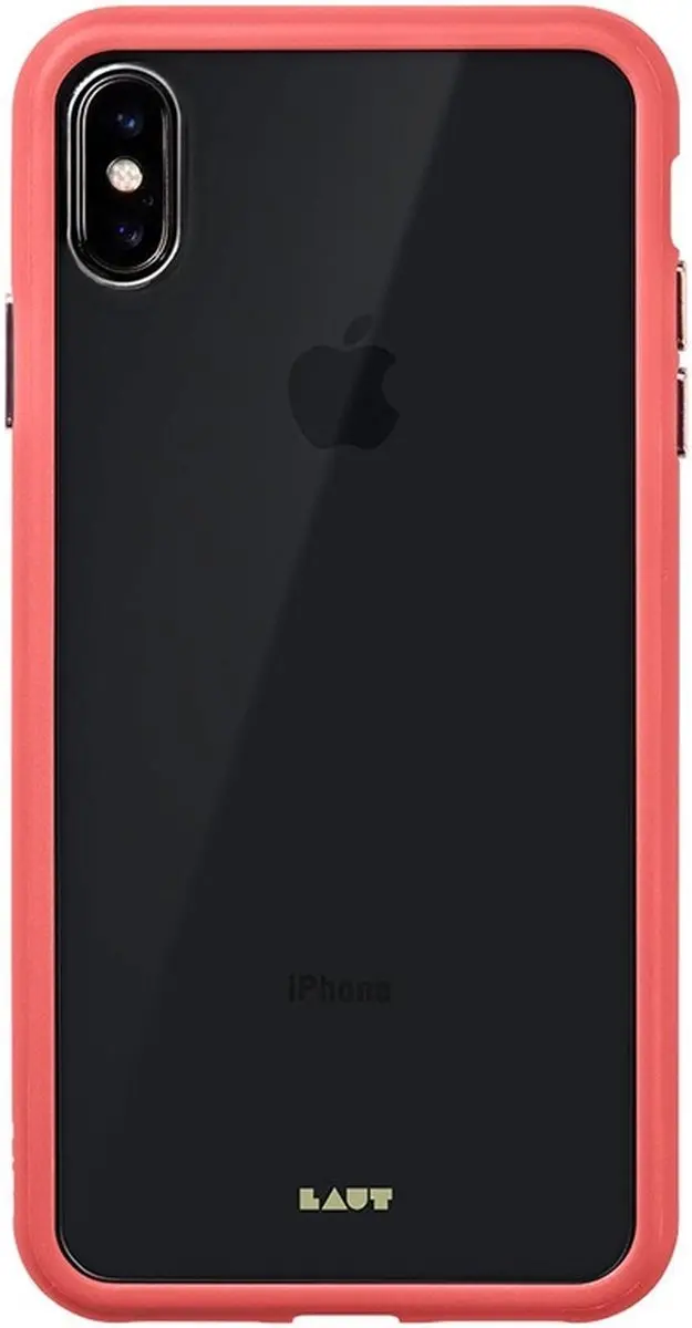 Laut Accents iPhone XS Max Hoesje - Transparant Roze