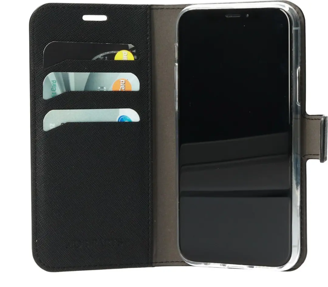 Mobiparts MP-97436 Hoesje iPhone 11 Pro - Portemonnee - 3 Opbergvakken - Zwart