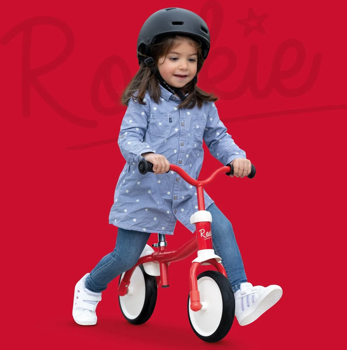 Smoby Rookie Balance Bike 10" - Rood