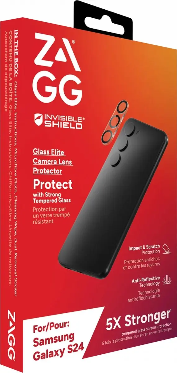 ZAGG InvisibleShield Glass Elite Camera Protector Samsung Galaxy S24