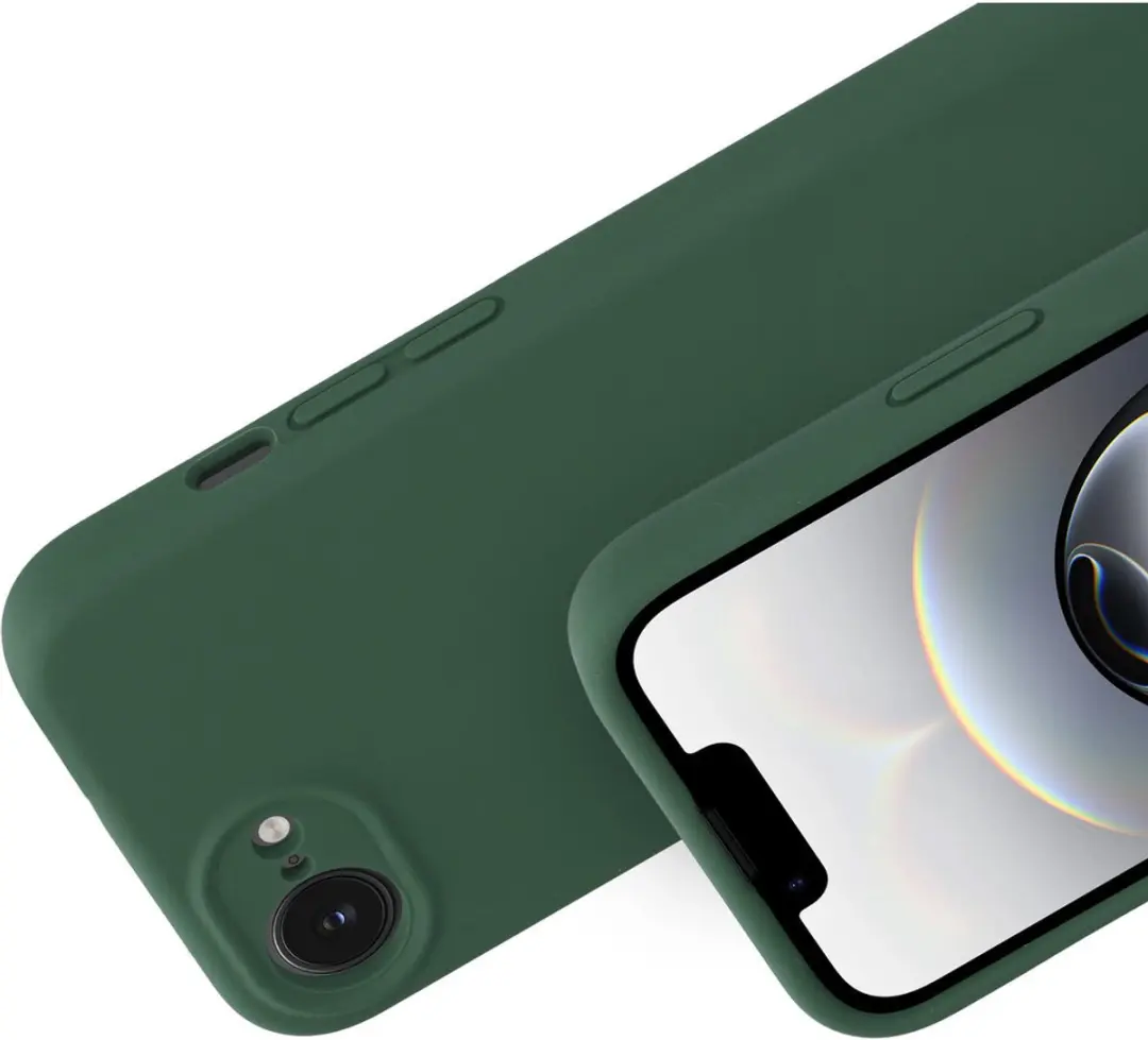 Mobiparts MP-128841 Hoesje iPhone 16/17 - Siliconen - Groen