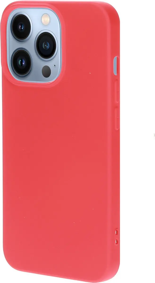 Mobiparts Hoesje iPhone 13 Pro Siliconen - Rood - MP-118590 - afbeelding 6 van 6