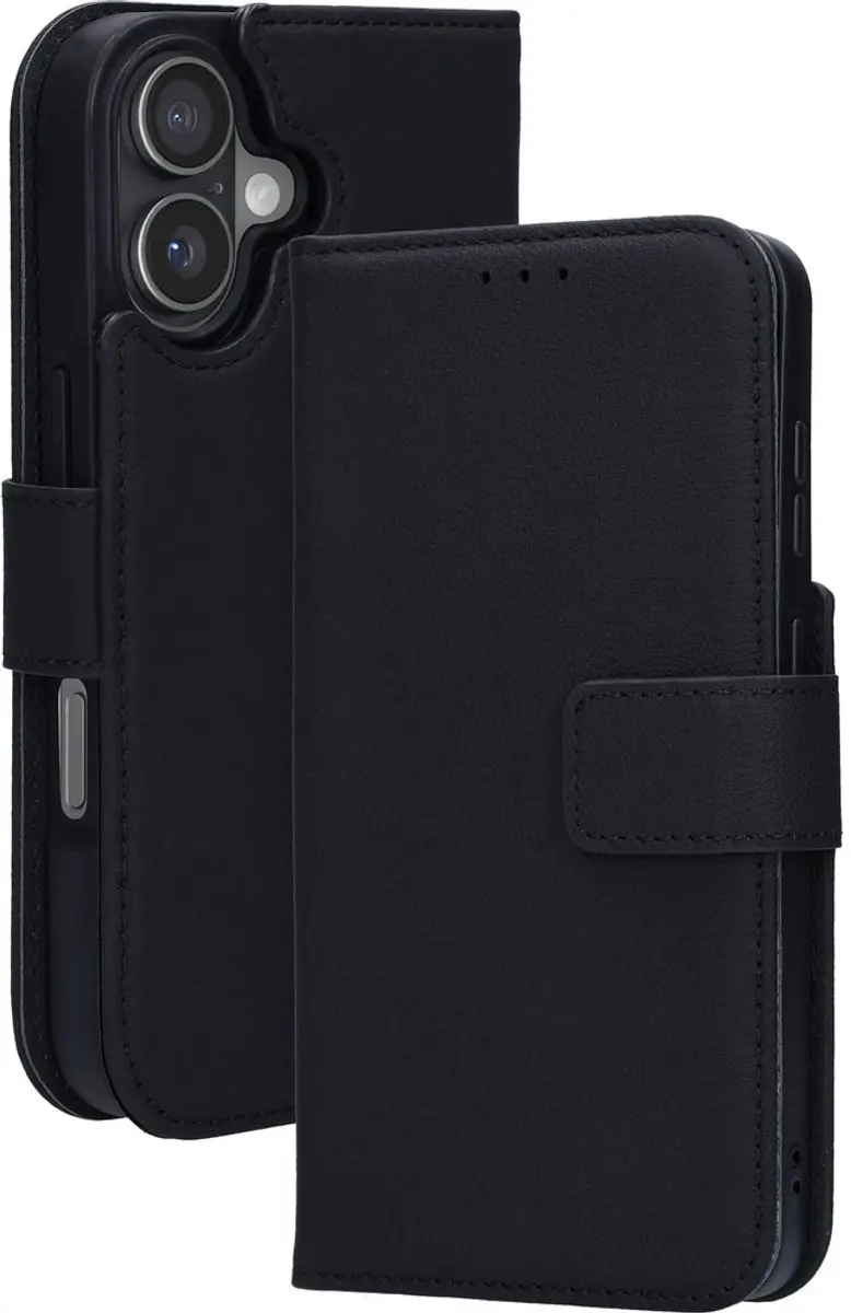 Mobiparts MP-130618 iPhone 17 Hoesje - Wallet 2-in-1 - Zwart