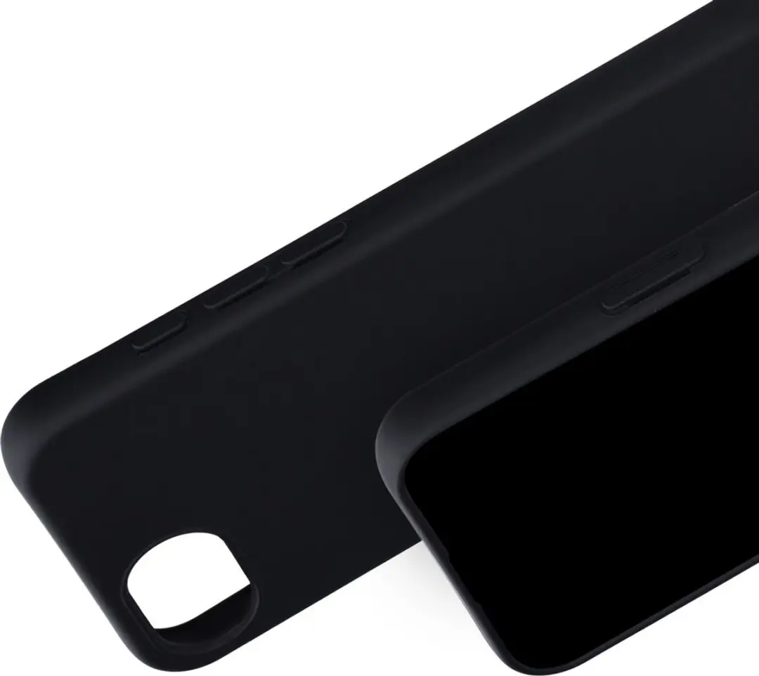 Mobiparts MP-128840 Hoesje - Apple iPhone 16/17 - Siliconen - Zwart