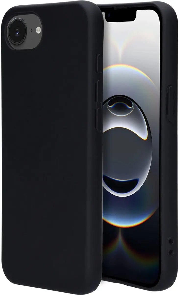Mobiparts MP-128840 Hoesje - Apple iPhone 16/17 - Siliconen - Zwart - afbeelding 6 van 6