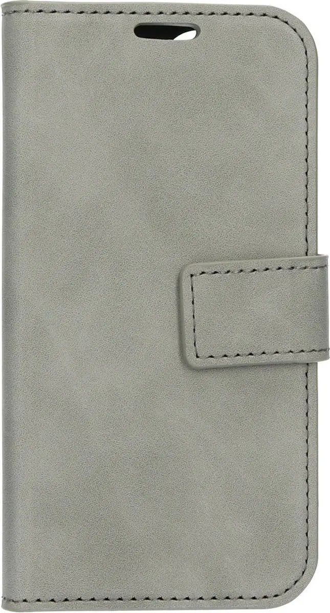 Mobiparts MP-121019 Hoesje iPhone 13 Mini - Wallet Grijs