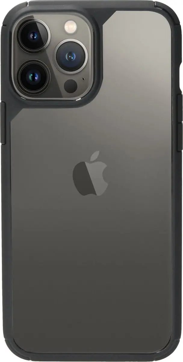 Mobiparts MP-118643 Rugged Case iPhone 13 Pro Max - Zwart Transparant - afbeelding 6 van 6