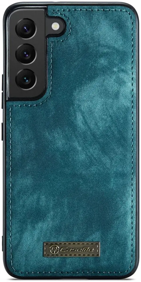 Caseme 008 Book Case Samsung Galaxy S22 - 10 Pasjes - Groen