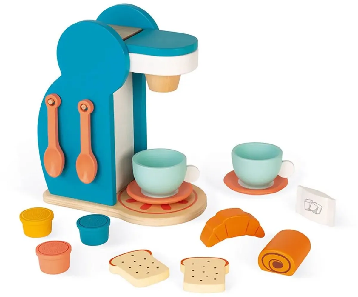 Janod In De Keuken Houten Ontbijtset - 14-delig - Multi - afbeelding 6 van 6