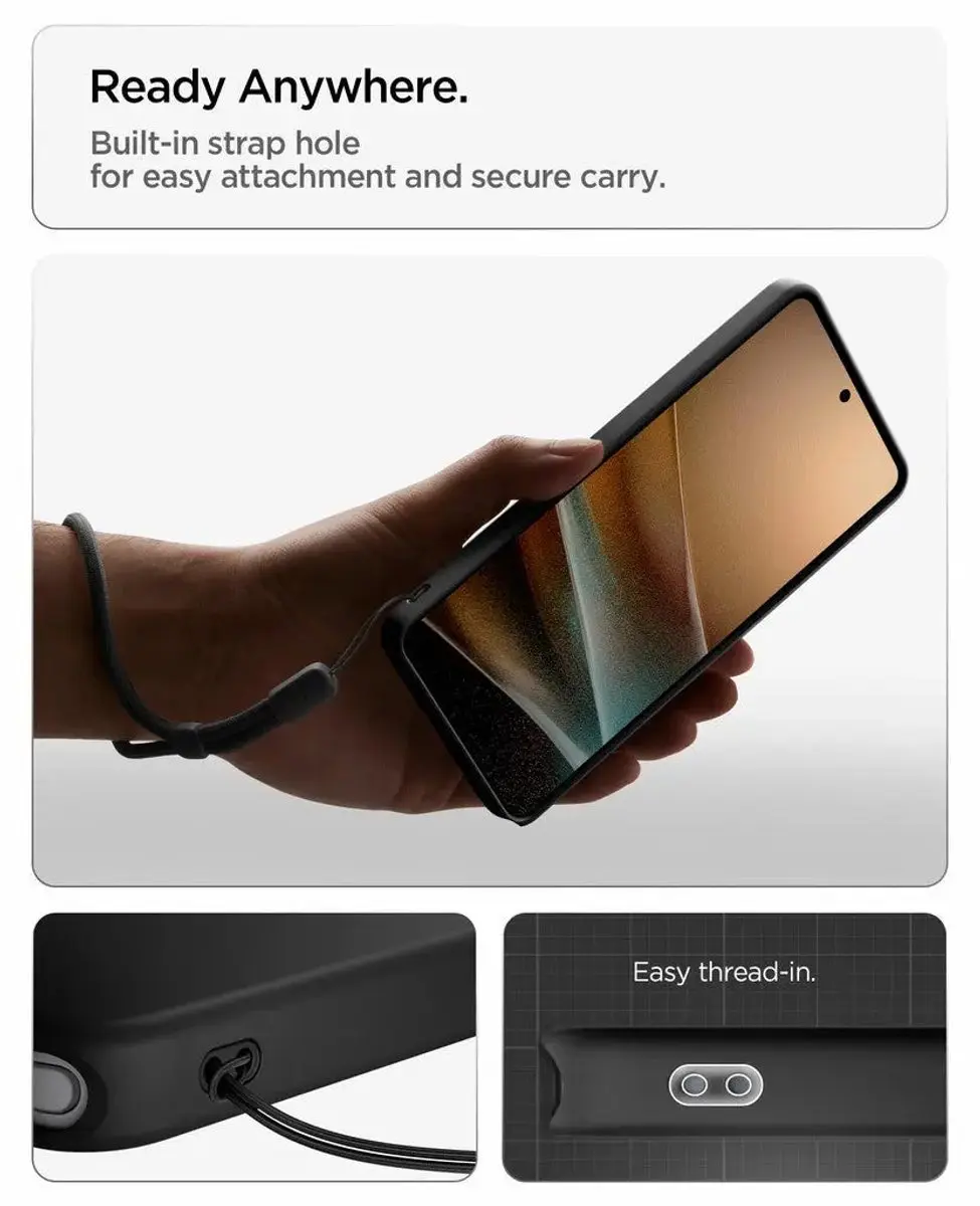 Spigen Thin Fit ACS11394 Hoes - Samsung Galaxy S26 Ultra - Zwart