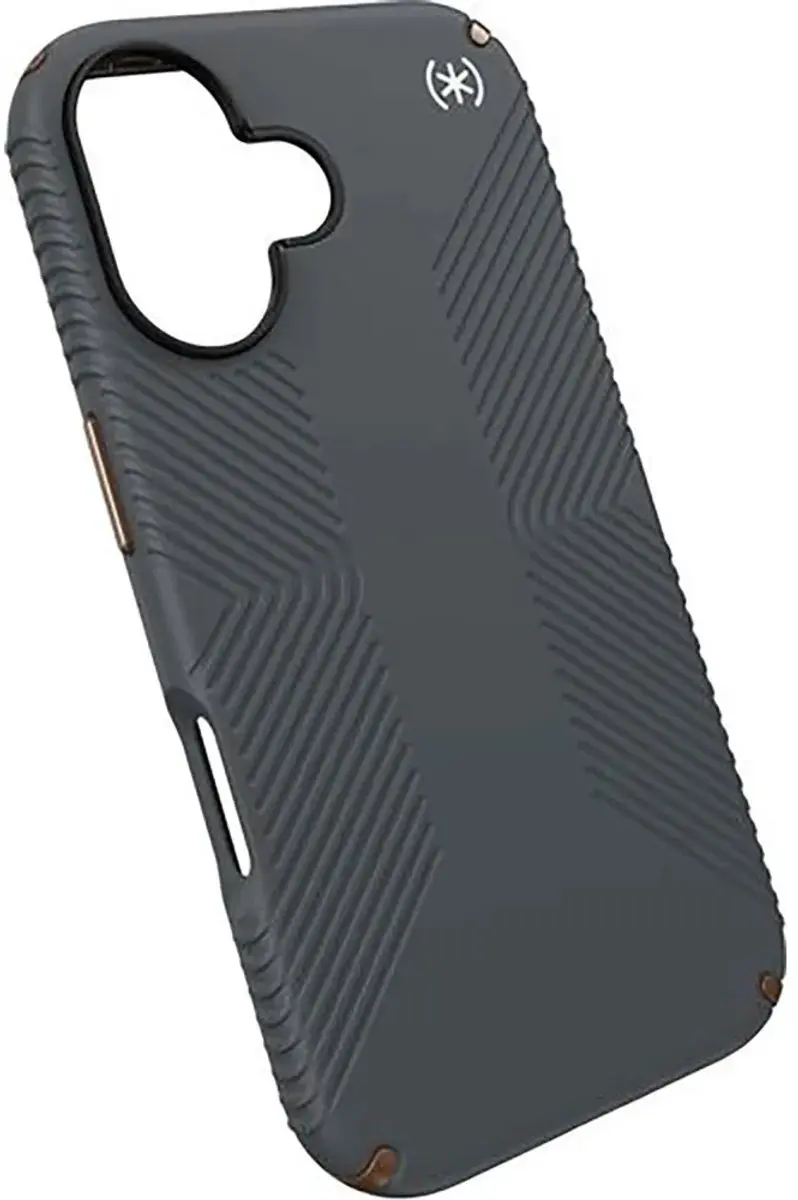 Speck Presidio2 Grip iPhone 16 Hoesje - Grijs