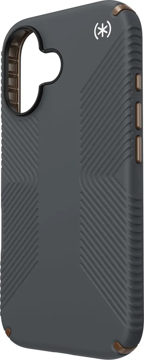 Speck Presidio2 Grip iPhone 16 Hoesje - Grijs - afbeelding 6 van 6