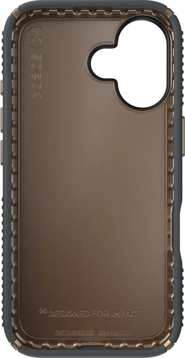 Speck Presidio2 Grip iPhone 16 Hoesje - Grijs