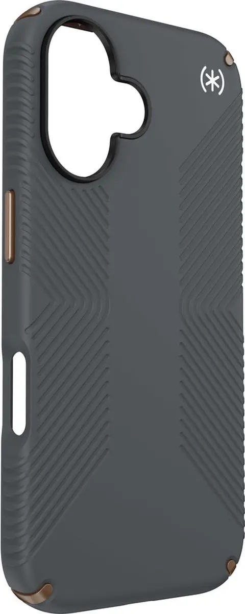 Speck Presidio2 Grip iPhone 16 Hoesje - Grijs