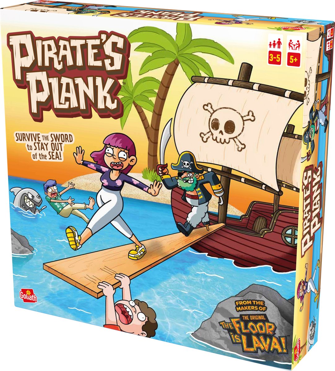 Piraten Plank - Actiespel - Kinderspel