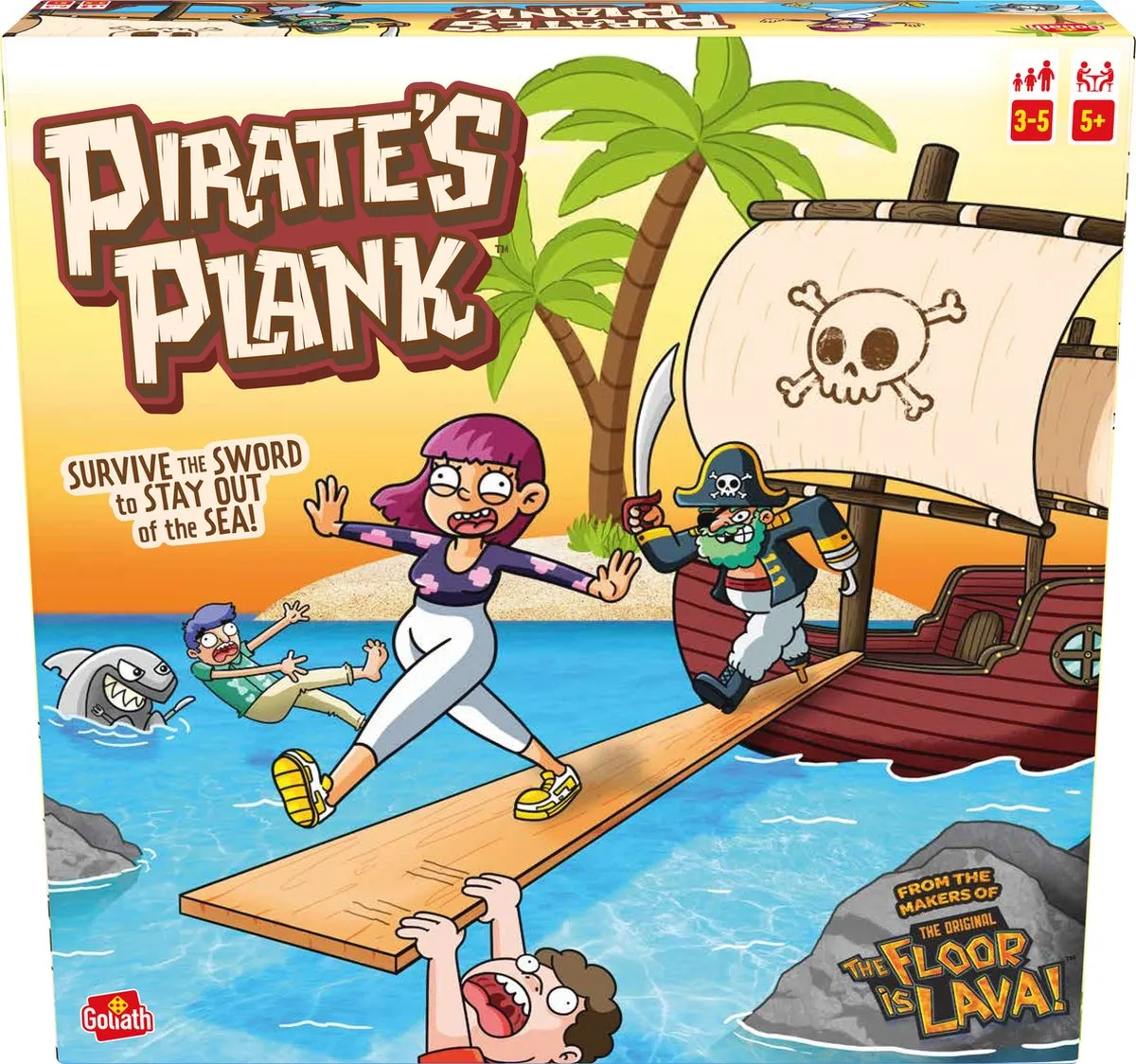 Goliath Piraten Plank Actiespel 929826