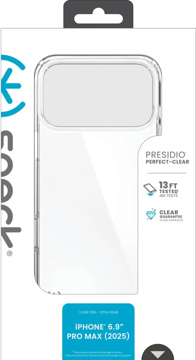 Speck Presidio Perfect Clear 150980-5085 Hoesje - iPhone 17 Pro Max - Transparant