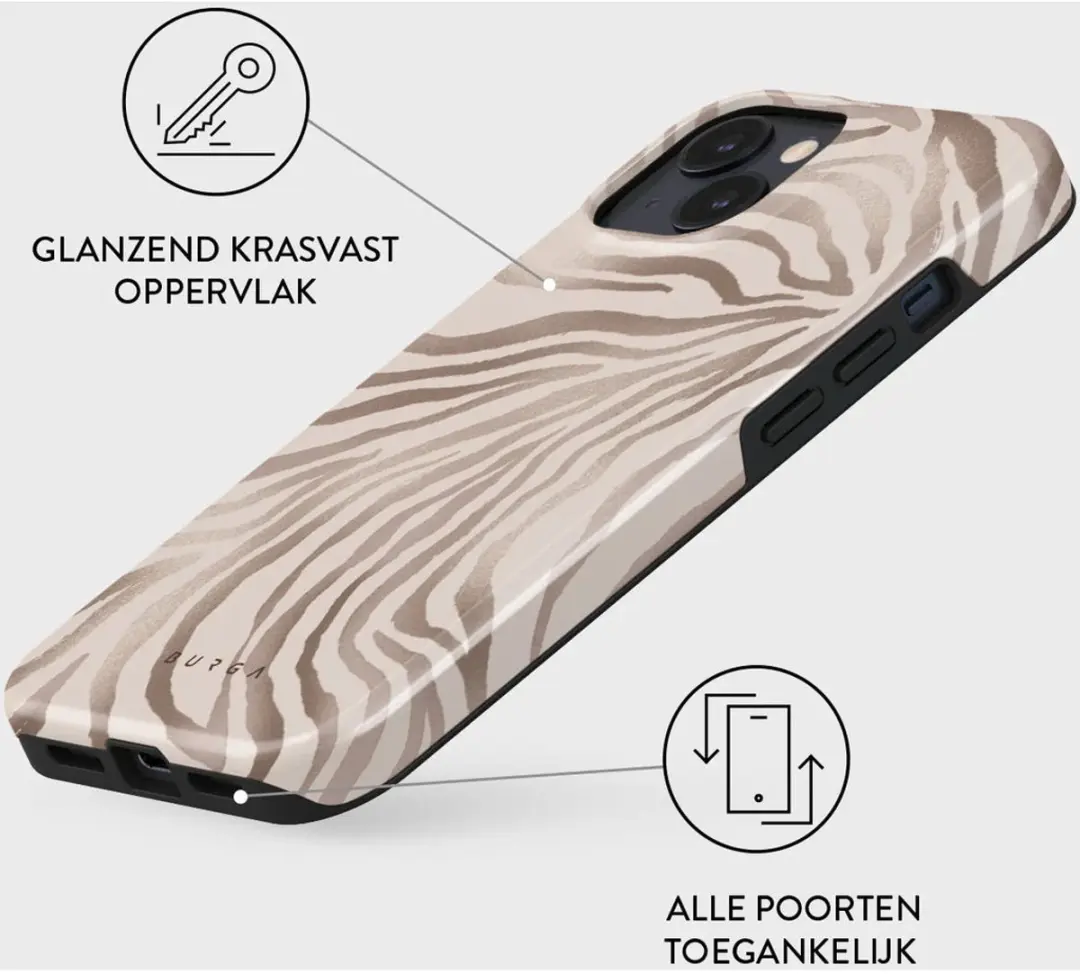 Burga Tough MagSafe Case iPhone 15 - Lustre