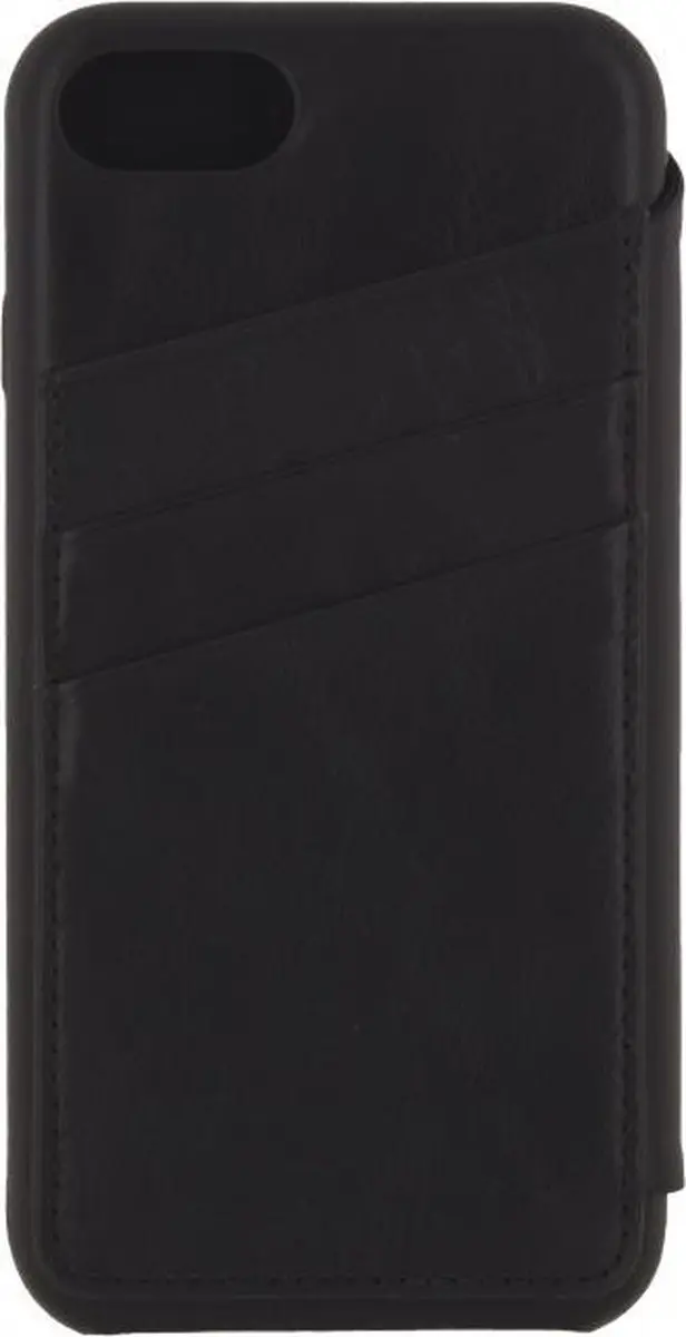 Senza Pure Skinny Leather Wallet Apple iPhone 7/8 - 3 Pasjes - Zwart