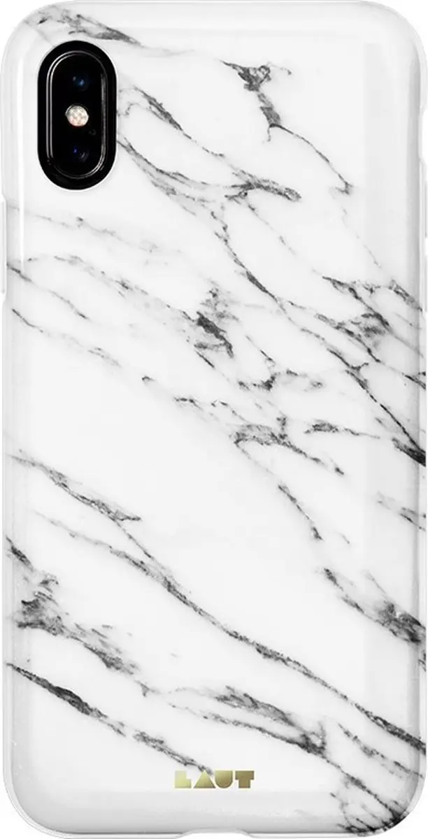 Laut Huex-E iPhone XS Max Hoesje - Wit marmer