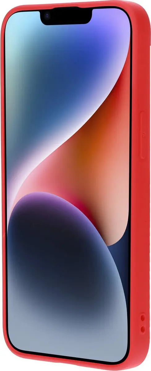 Mobiparts Hoesje iPhone 14 Siliconen - Rood - MP-123204 - afbeelding 6 van 6