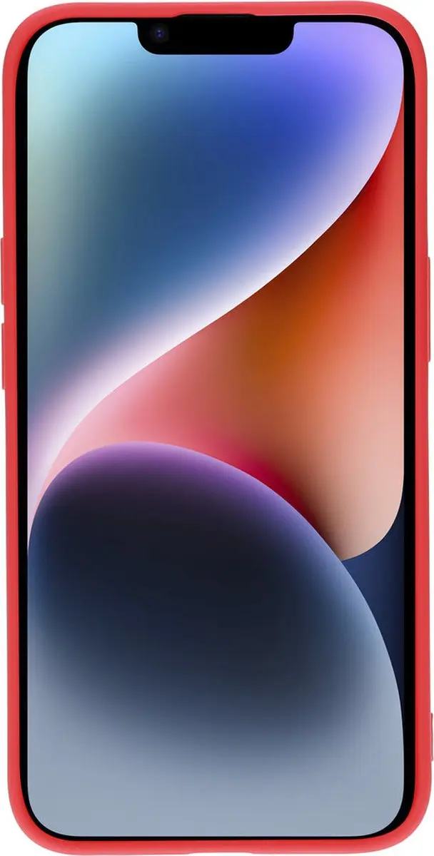 Mobiparts Hoesje iPhone 14 Siliconen - Rood - MP-123204