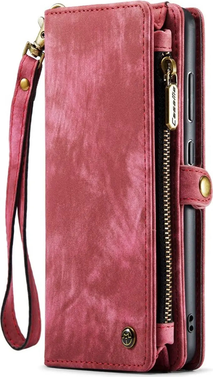 Caseme 008 Hoesje Samsung Galaxy S23 - 2-in-1 Book Case - 8 Pasjes - Pink