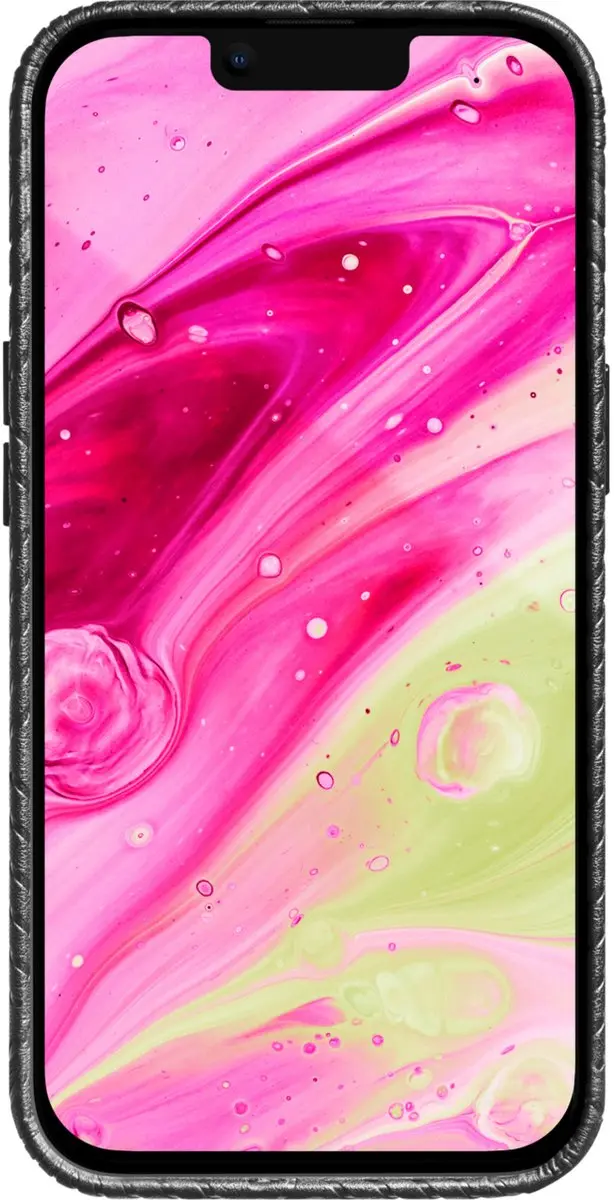 Laut Motif Hoesje iPhone 14 Plus - Zwart